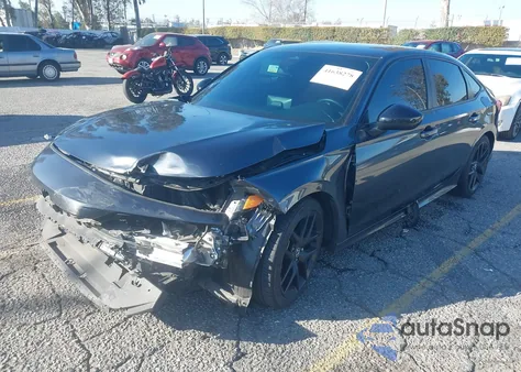 2022 Honda Civic Sport из США, поврежденный, VIN 2HGFE2F52NH592841